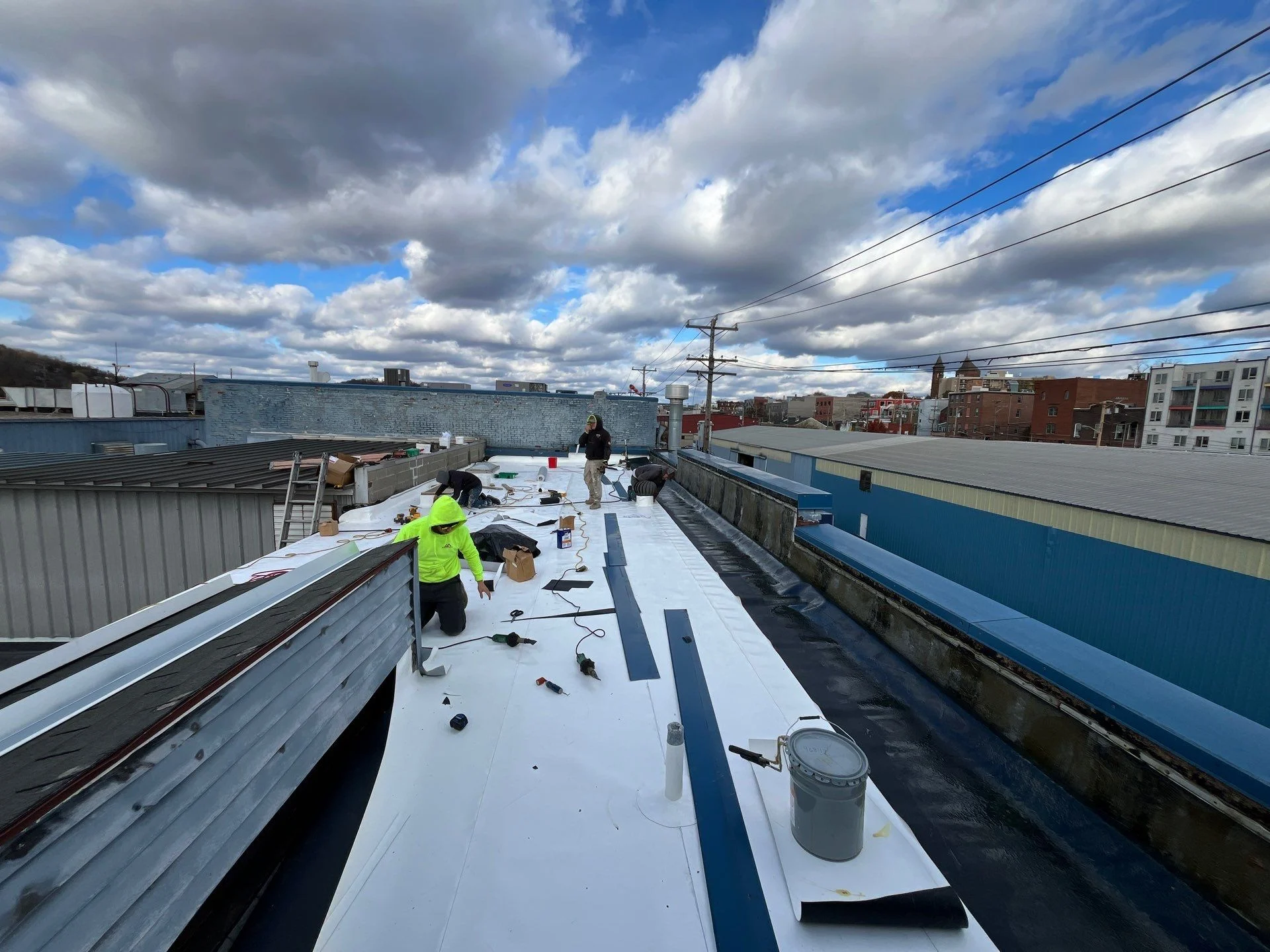 Pittsburgh, PA - 1,400 sq ft Single-Ply Membrane Roof — 5